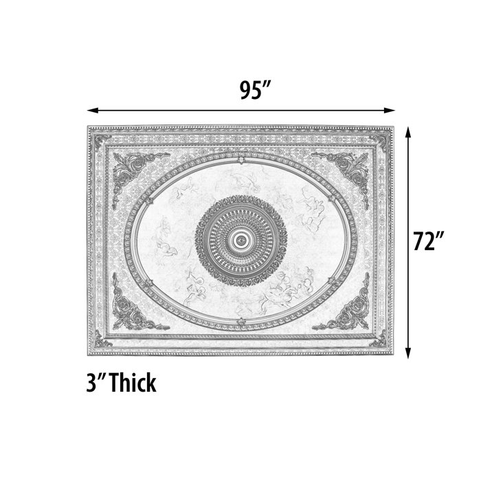 Art Frame Direct Cherub Design Chandelier Ceiling Medallion Wayfair